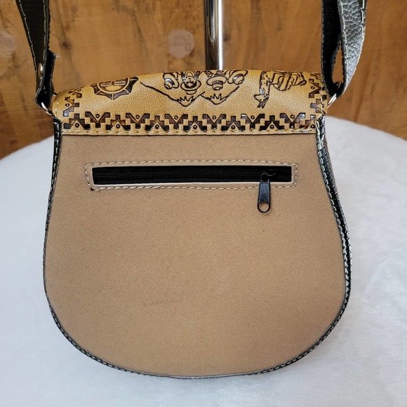 Puro Cuero Small Peruvian Crossbody Purse - Picture 4 of 12
